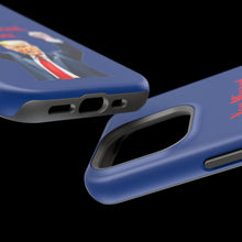 Dual Layer Tough Case for Apple iPhone, Compatible with MagSafe - Trump ‘You Missed, Loser’ Design & Blue Background