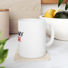 DistinctInk Glossy White Coffee / Tea Mug - I Need My Garage Time