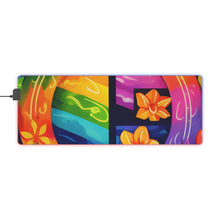 DistinctInk LED Gaming Mouse Pad with The Road to Fulfillment Design for LGBTQ+ Pride