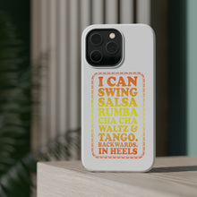 DistinctInk ToughCase for Apple iPhone, Compatible with MagSafe Charging - Swing Salsa Rumba Cha Cha Waltz in Heels