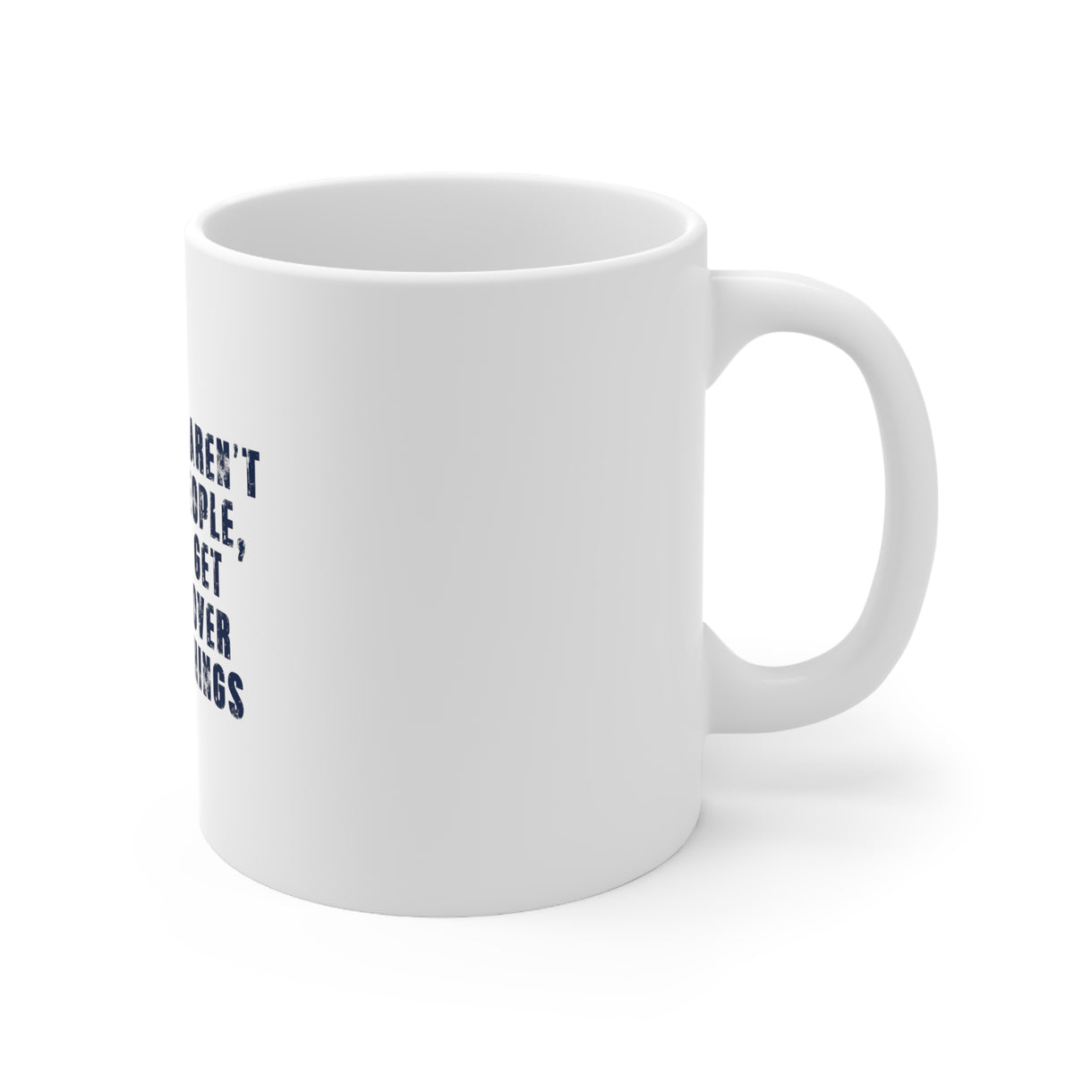 Glossy White Coffee / Tea Mug - Engineers Aren't Boring Excited Over Boring Things, view 3