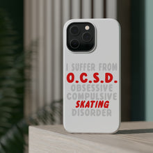 DistinctInk ToughCase for Apple iPhone, Compatible with MagSafe Charging - OCSD - Obsessive Compulsive Skating Disorder