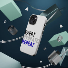DistinctInk ToughCase for Apple iPhone, Compatible with MagSafe Charging - Exert Hydrate Repeat
