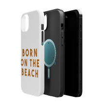 DistinctInk ToughCase for Apple iPhone, Compatible with MagSafe Charging - Born on the Beach