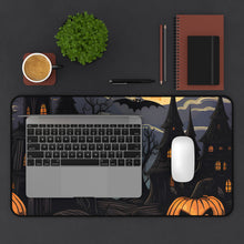 DistinctInk Desk Mat with Spooky All Hallows' Eve Design for Halloween