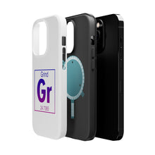 DistinctInk ToughCase for Apple iPhone, Compatible with MagSafe Charging - Entrepreneur Grind GR Element