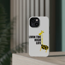 DistinctInk ToughCase for Apple iPhone, Compatible with MagSafe Charging - Livin the High Life - Giraffe