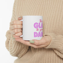 DistinctInk Glossy White Coffee / Tea Mug - Too Glam to Give a Damn