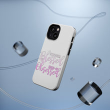 DistinctInk ToughCase for Apple iPhone, Compatible with MagSafe Charging - Stressed Blessed Make Up Obsessed