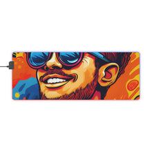 DistinctInk LED Gaming Mouse Pad with The Power of Simplicity Design for LGBTQ+ Pride