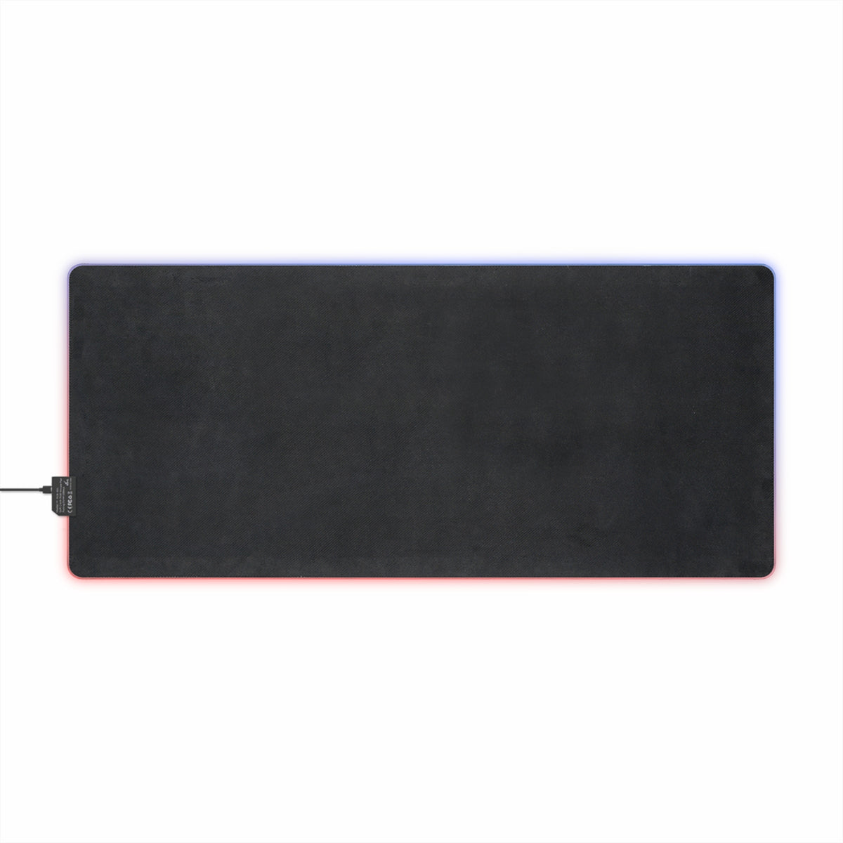 LED Gaming Mouse Pad with Haunted Skeleton Pumpkin Patch Design for Halloween, view 23