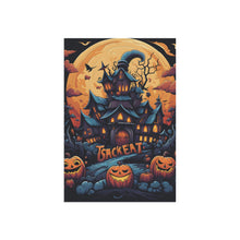 DistinctInk Garden & House Banner / Flag with Spooky Sweet Treats Design for Halloween