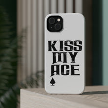 DistinctInk ToughCase for Apple iPhone, Compatible with MagSafe Charging - Kiss My ACE - Poker Blackjack Gambling