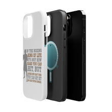 DistinctInk ToughCase for Apple iPhone, Compatible with MagSafe Charging - Boxing Life How Many Times You Keep Moving