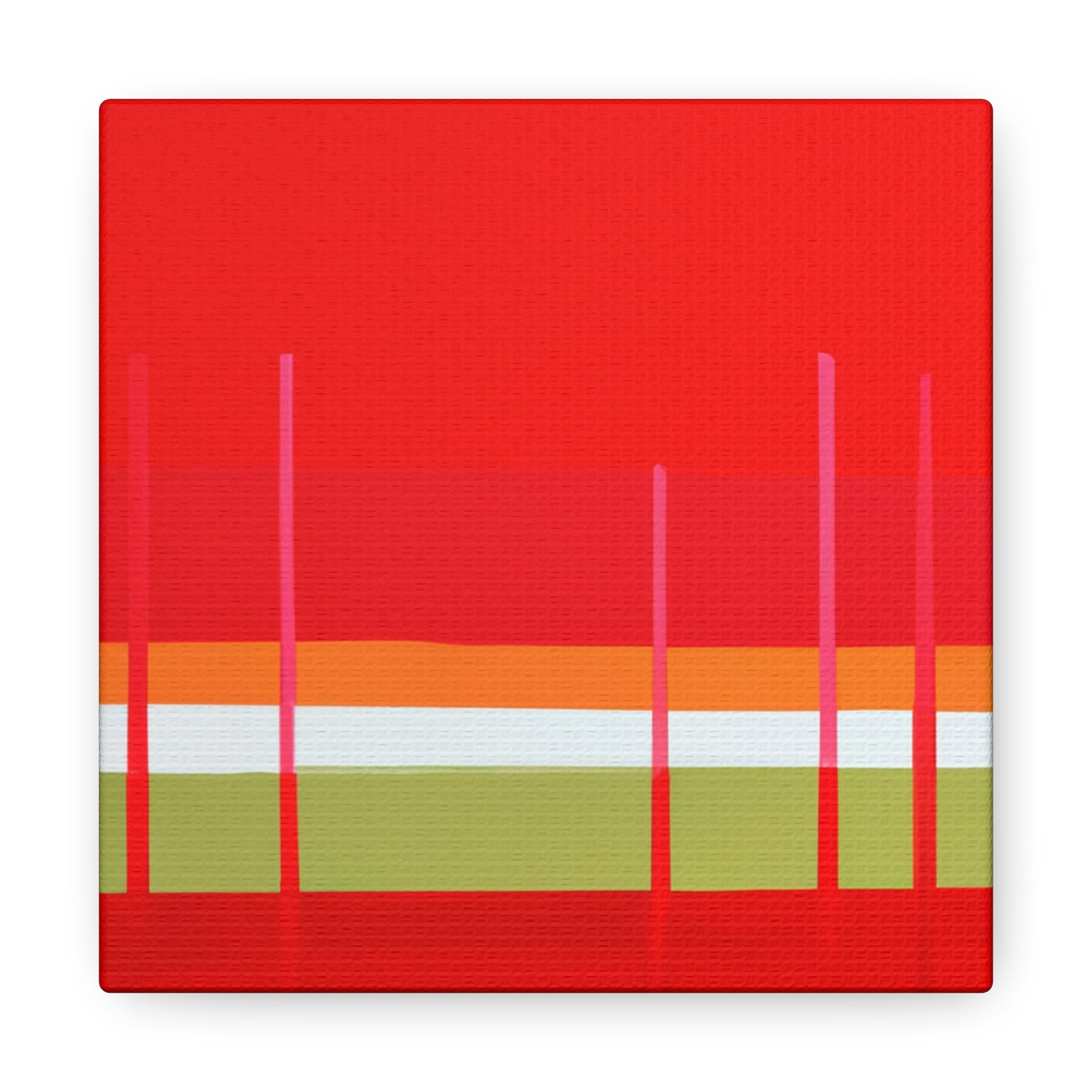 Jackson Magnolia - Mid-Century Modern Canvas Wall Art Decor