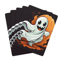 DistinctInk Playing / Poker Cards with Silly Specter Sprites Design for Halloween