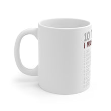 DistinctInk Glossy White Coffee / Tea Mug - Things I Want In Life - Cars, Money, Woman