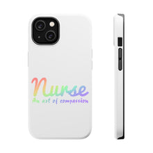 DistinctInk ToughCase for Apple iPhone, Compatible with MagSafe Charging - Nurse An Art of Compassion
