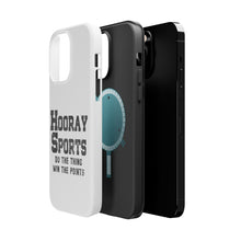 DistinctInk ToughCase for Apple iPhone, Compatible with MagSafe Charging - Hooray Sports Do The Thing Win The Points