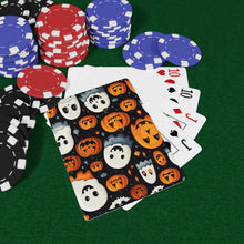 DistinctInk Playing Poker Cards with Spooky Halloween Night Design for Halloween