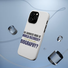 DistinctInk ToughCase for Apple iPhone, Compatible with MagSafe Charging - Guinness Book Of Records - My Biography