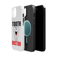 DistinctInk ToughCase for Apple iPhone, Compatible with MagSafe Charging - Tooth Doctor Dentist