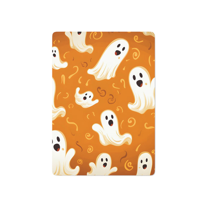 DistinctInk Playing / Poker Cards with Ghost Skeleton Pumpkin Pattern Design for Halloween