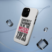 DistinctInk ToughCase for Apple iPhone, Compatible with MagSafe Charging - Training to be Hottest Ex Girlfriend Ever