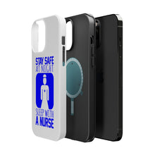 DistinctInk ToughCase for Apple iPhone, Compatible with MagSafe Charging - Stay Safe at Night Sleep With a Nurse