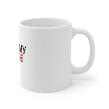 DistinctInk Glossy White Coffee / Tea Mug - I Need My Garage Time