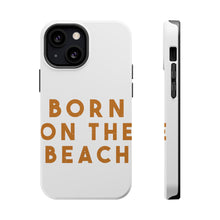 DistinctInk ToughCase for Apple iPhone, Compatible with MagSafe Charging - Born on the Beach