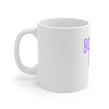DistinctInk Glossy White Coffee / Tea Mug - Boxing Babe