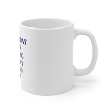 DistinctInk Glossy White Coffee / Tea Mug - Father's Day Means Laughing At Bad Dad Jokes