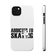 DistinctInk ToughCase for Apple iPhone, Compatible with MagSafe Charging - Addicted to Skating