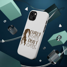 DistinctInk ToughCase for Apple iPhone, Compatible with MagSafe Charging - Curly Hair Don't Care