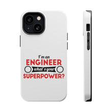 DistinctInk ToughCase for Apple iPhone, Compatible with MagSafe Charging - I'm an Engineer What's Your Superpower