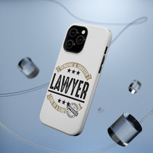 DistinctInk ToughCase for Apple iPhone, Compatible with MagSafe Charging - Genuine Trusted Lawyer One of a Kind