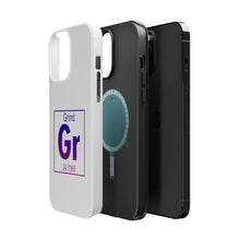 DistinctInk ToughCase for Apple iPhone, Compatible with MagSafe Charging - Entrepreneur Grind GR Element