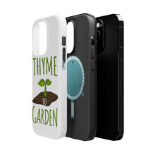 DistinctInk ToughCase for Apple iPhone, Compatible with MagSafe Charging - Thyme to Garden