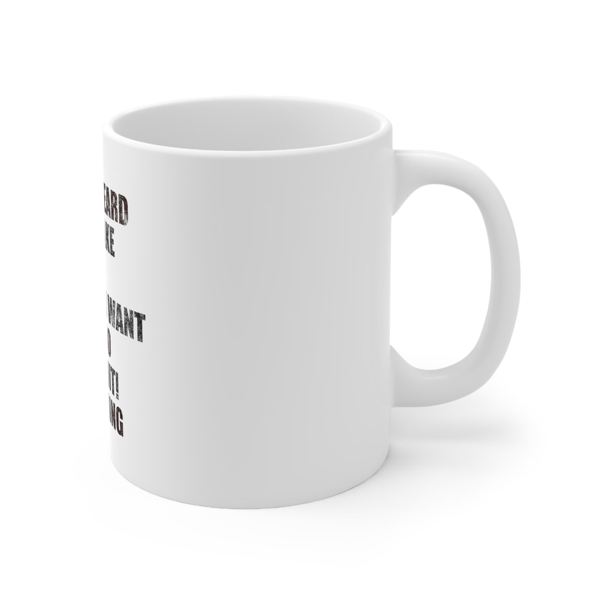 Glossy White Coffee / Tea Mug - Beard - I Make the Rules, Do What I Want, view 3