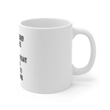 DistinctInk Glossy White Coffee / Tea Mug - Beard - I Make the Rules, Do What I Want