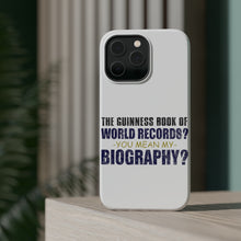 DistinctInk ToughCase for Apple iPhone, Compatible with MagSafe Charging - Guinness Book Of Records - My Biography