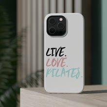 DistinctInk ToughCase for Apple iPhone, Compatible with MagSafe Charging - Live. Love. Pilates.