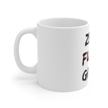DistinctInk Glossy White Coffee / Tea Mug - Zero F's Given