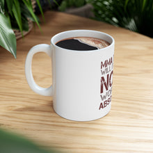 DistinctInk Glossy White Coffee / Tea Mug - MMA Training Easy? Nope! Worth It!