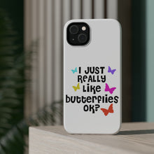 DistinctInk ToughCase for Apple iPhone, Compatible with MagSafe Charging - I Just Really Like Butterflies