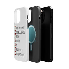 DistinctInk ToughCase for Apple iPhone, Compatible with MagSafe Charging - DEFENSE Demanding Excellence