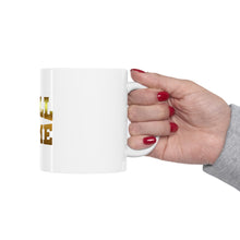DistinctInk Glossy White Coffee / Tea Mug - Hall of Fame