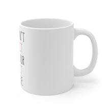 DistinctInk Glossy White Coffee / Tea Mug - Life Isn't Perfect But Your Outfit Can Be