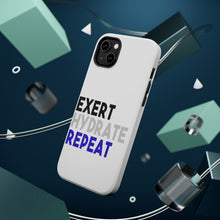 DistinctInk ToughCase for Apple iPhone, Compatible with MagSafe Charging - Exert Hydrate Repeat